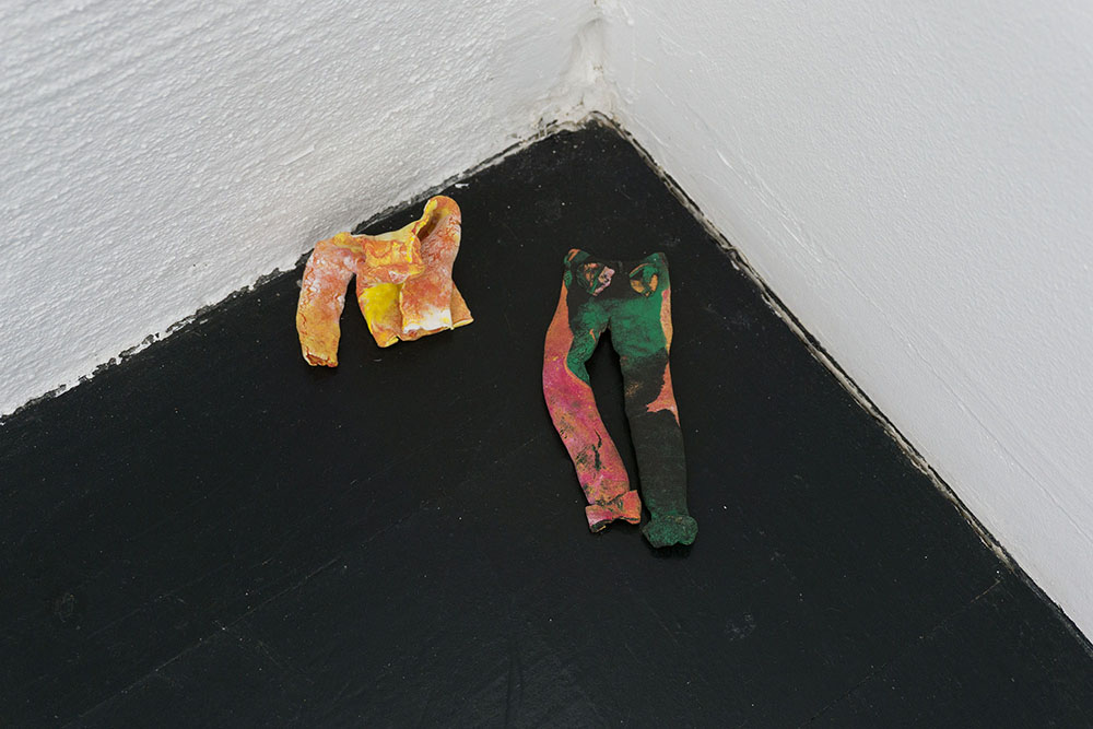 empty shells hanging out in one corner